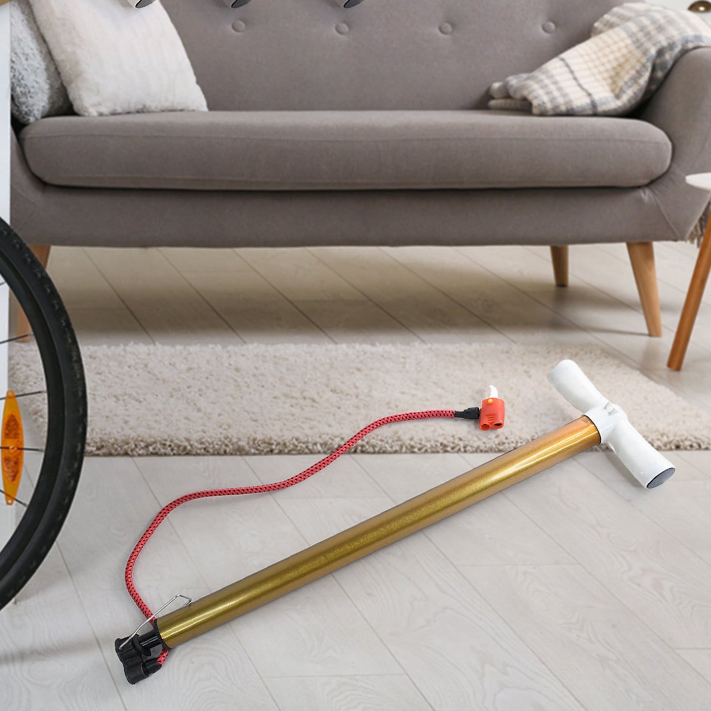 Strong Steel Air Pump (1 Pc / Mix Color)