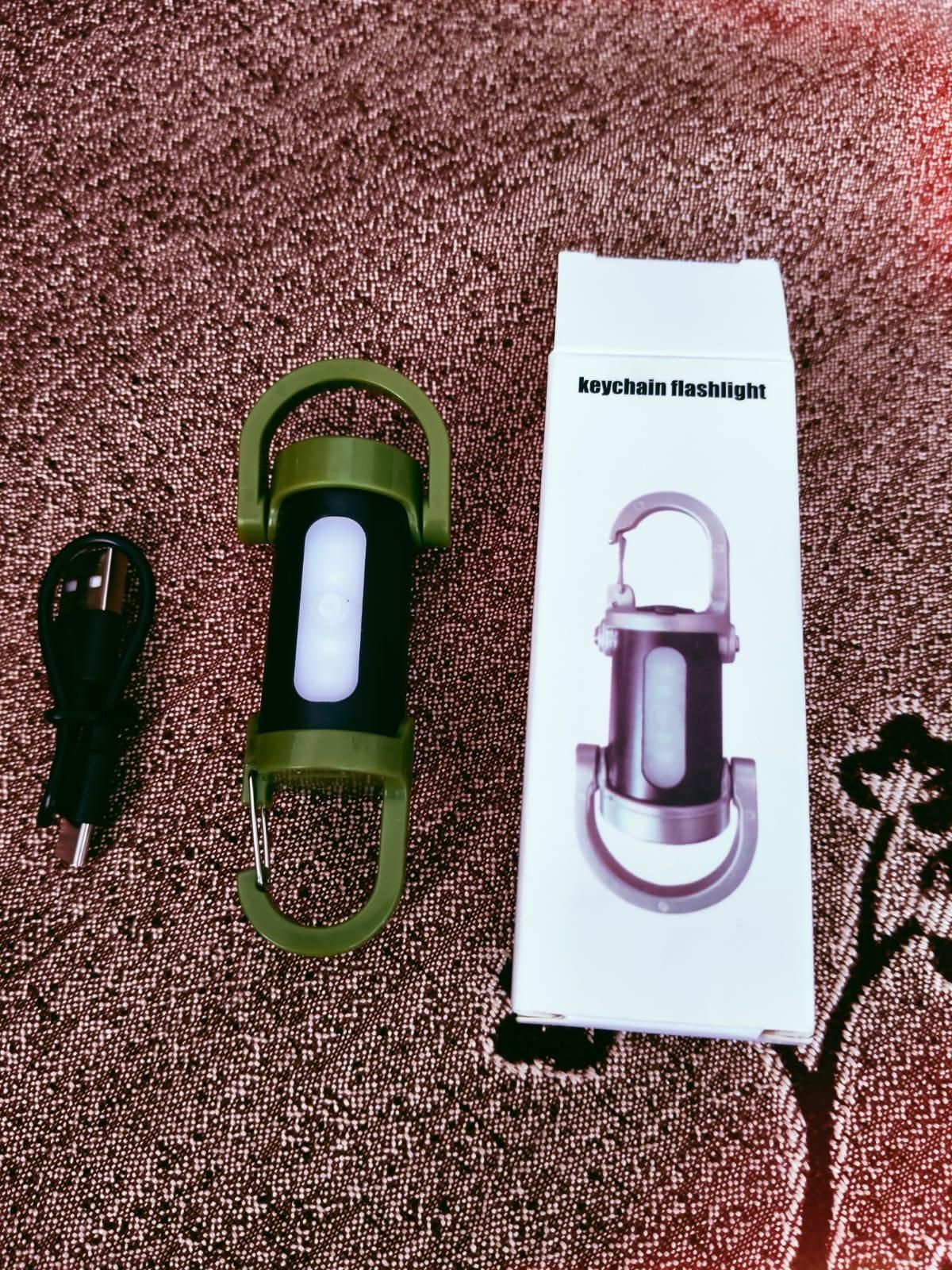 Rechargeable Keychain Flashlights, Lumens EDC Mini Flashlights
