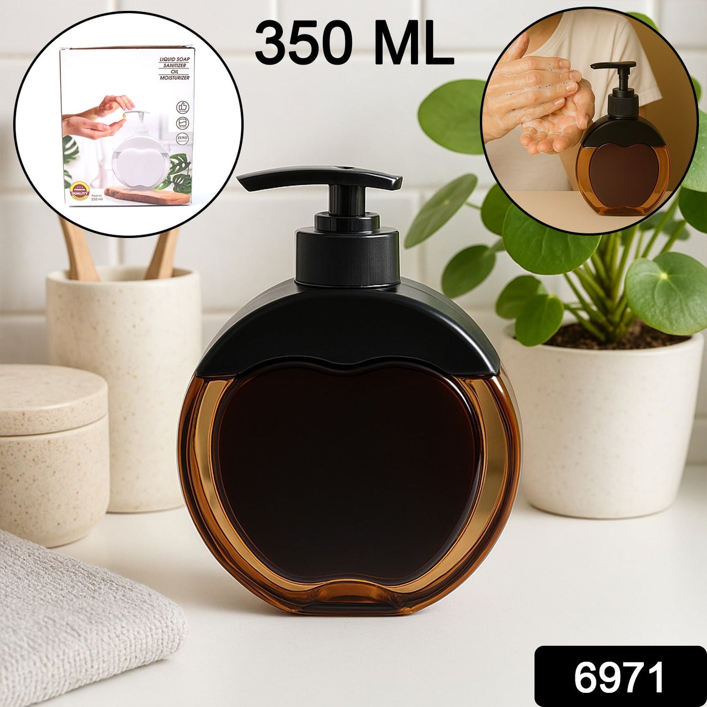 Refillable Liquid Soap Dispenser (350 ML Approx)