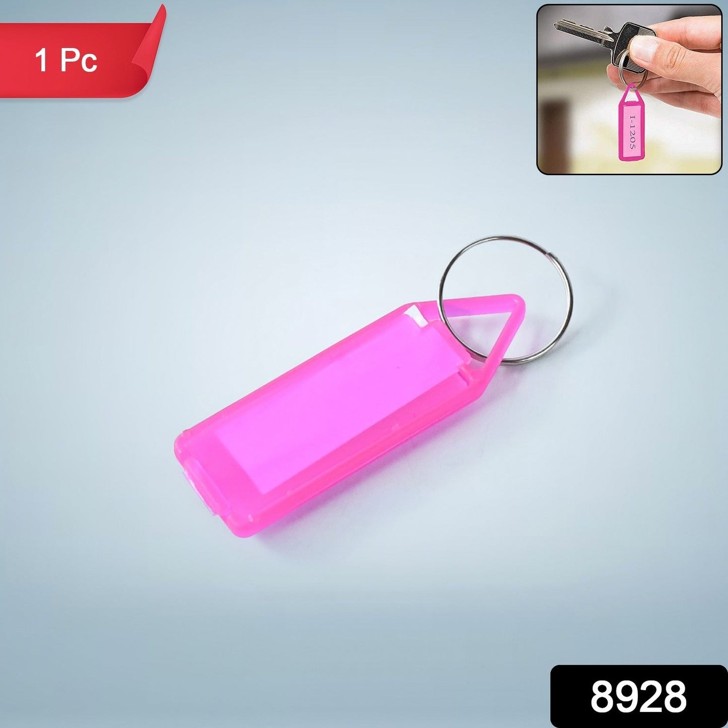 1 Pc Keychain Tag Label Used For Decorative Purpose On Keys And All