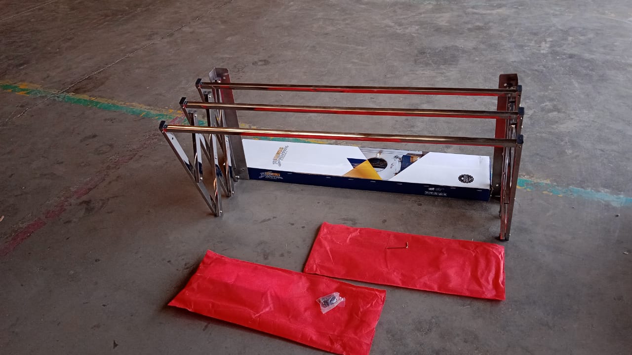 Stainless Steel Wall-Mounted Folding Clothes Drying Rack