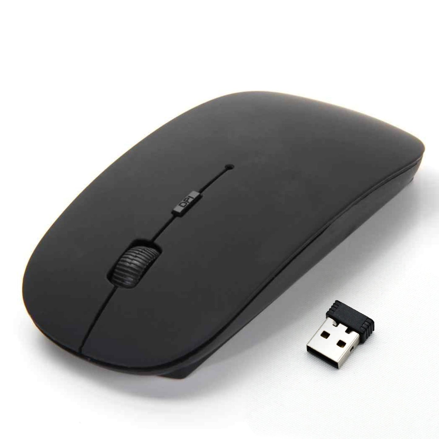 6077 Wireless Mouse For Laptop pc mac ipad Pro computer ( Note: No Glow curve available no batteries included please check images only )