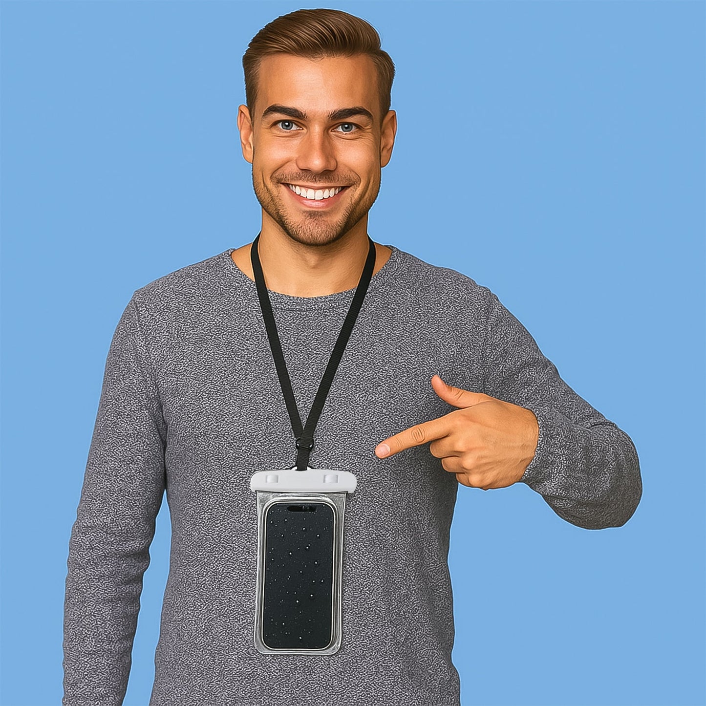 Pouch Cover Mobile Water Protector (1 Pc / Mix Color)