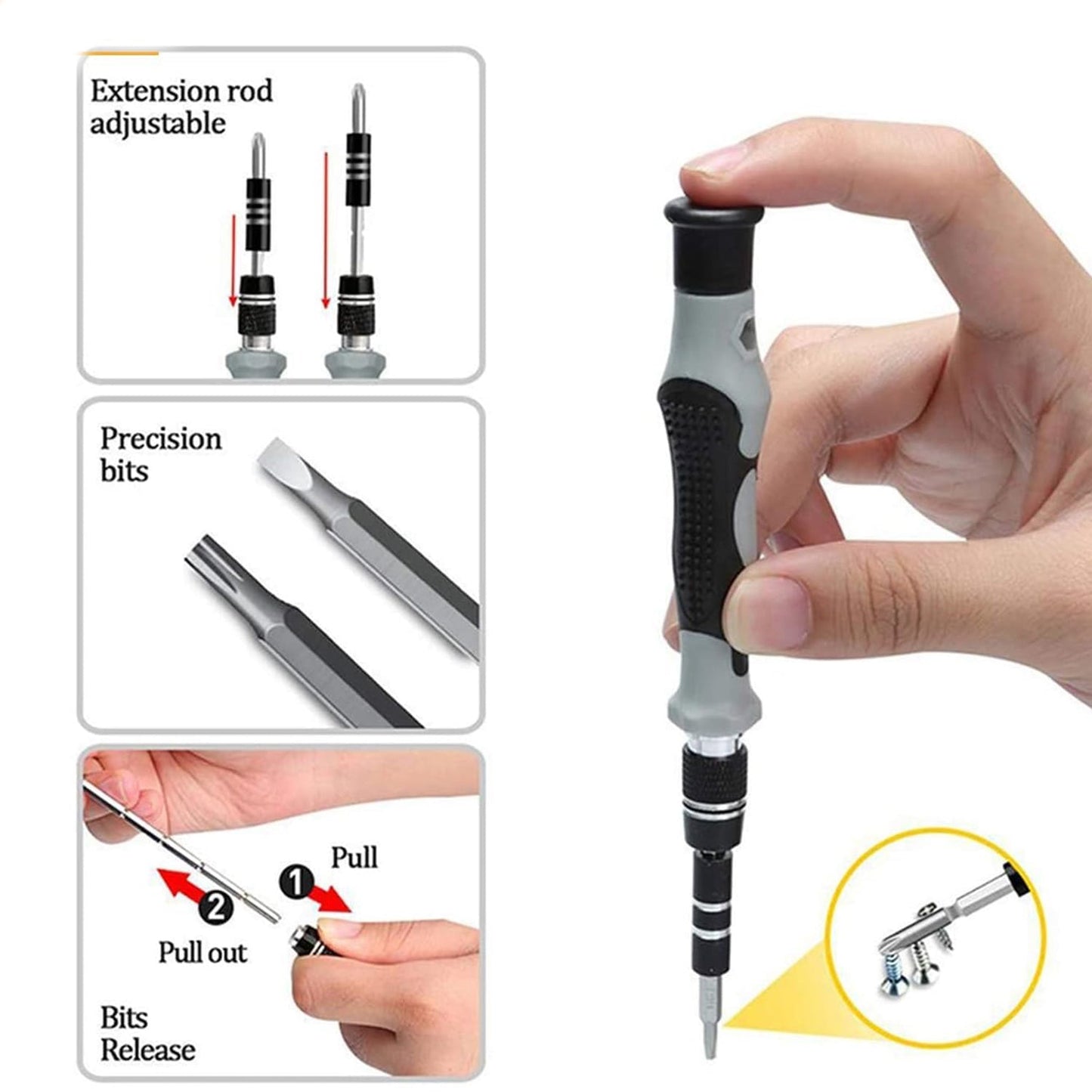 Precision Screwdriver Set (115-in-1 / B Grade)