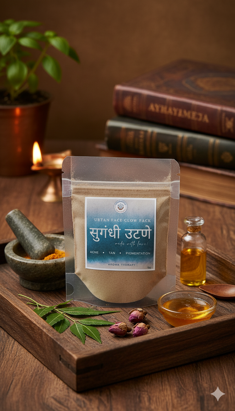 Fragrant Ubtan Powder / सुगंधी उटणे / सुगंधित उबटन