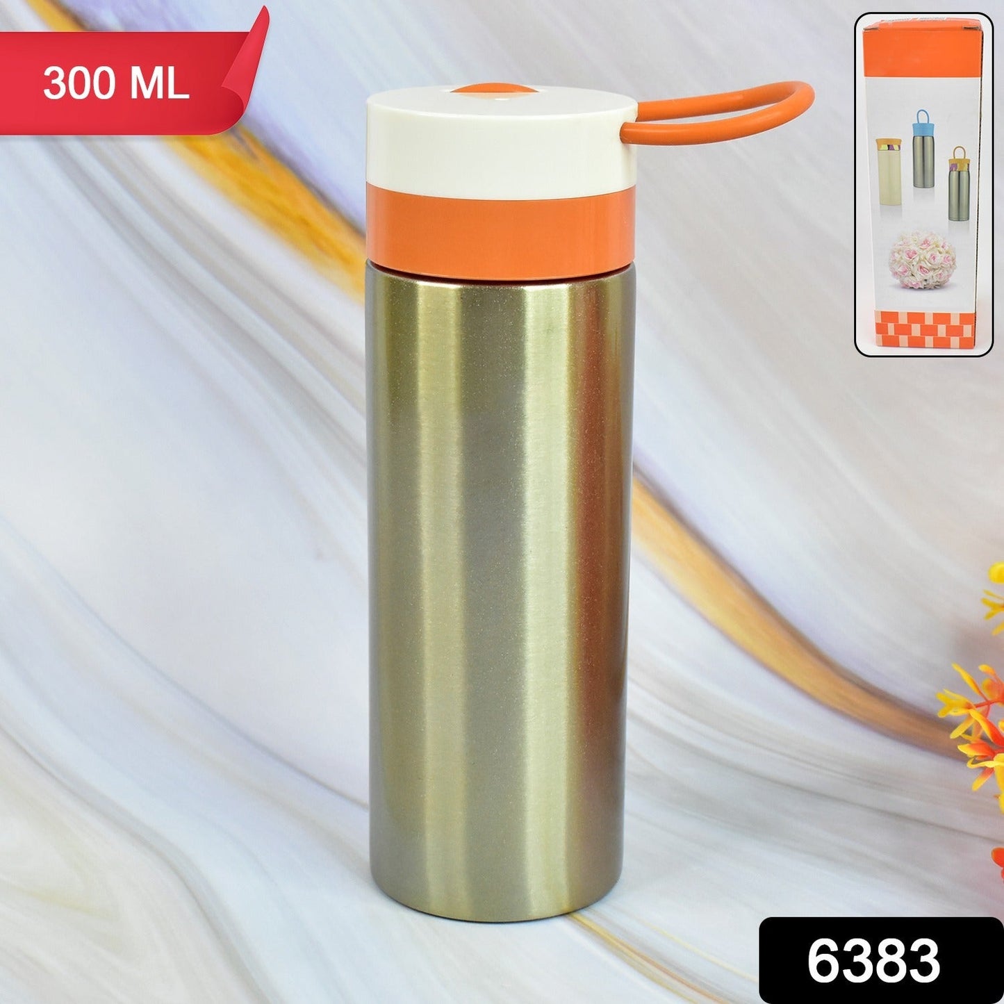 Stainless Steel Vacuum Insulated Water Bottle (300ML Approx)
